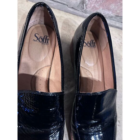 Sofft Adoria Black Comfort Patent Leather Loafers Women’s Size 10M - Picture 6 of 9